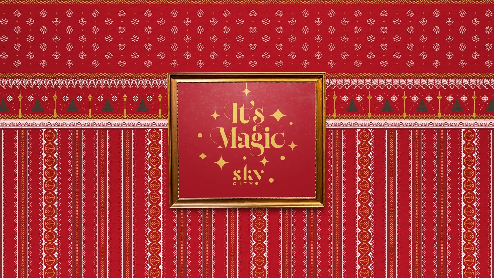 Xmas at SkyCity campaign artwork by Tanya Ludvigson, image 1 of 3.