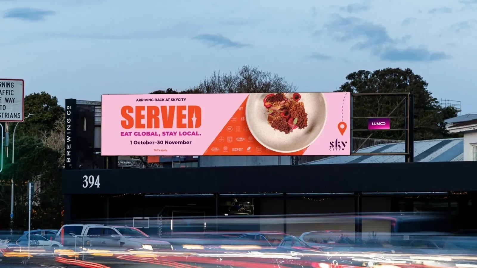 SERVED by SkyCity campaign artwork by Tanya Ludvigson, image 3 of 5.