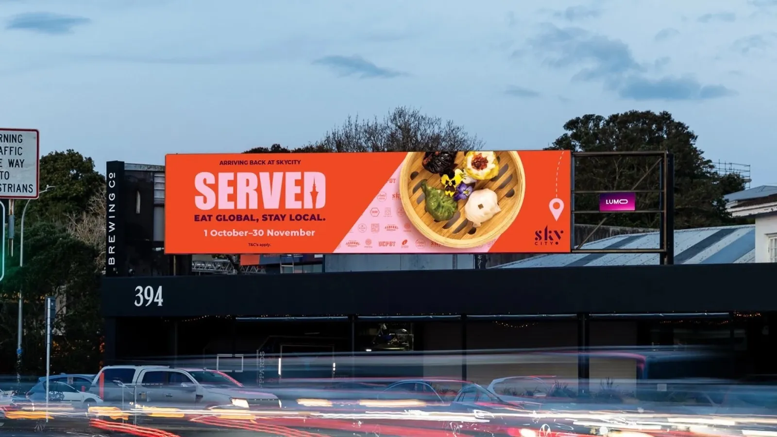 SERVED by SkyCity campaign artwork by Tanya Ludvigson, image 4 of 5.